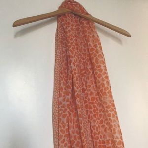 Lightweight, animal print scarf